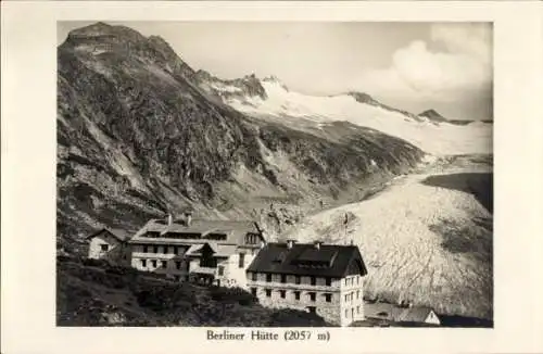 Ak Ginzling Mayrhofen Tirol, Berliner Hütte
