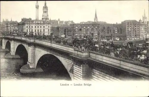 Ak London City England, London Bridge