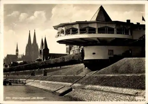 Ak Köln am Rhein, Rheinrestaurant Die Bastei