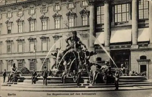 Ak Berlin Mitte, Begasbrunnen, Neptunbrunnen