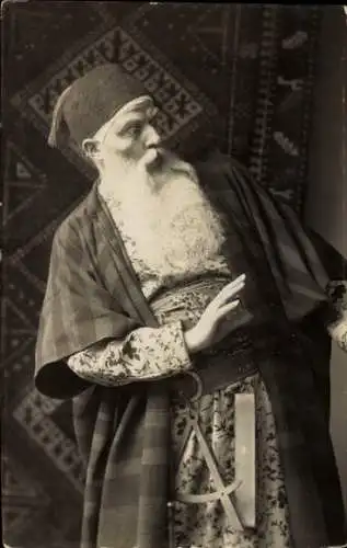 Ak Opernsänger Paul Bender, Barbier von Bagdad