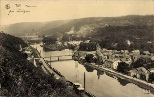 Ak Tilff Esneux Wallonien Lüttich, Panorama