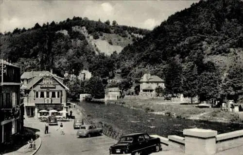 Ak Aywaille Wallonien Lüttich, Hotel Restaurant Au Val de l'Ambleve, Pont d'Aywaille