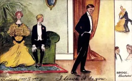 Künstler Ak Thackeray,Lance, Bridge Illustrated, I leave it to you