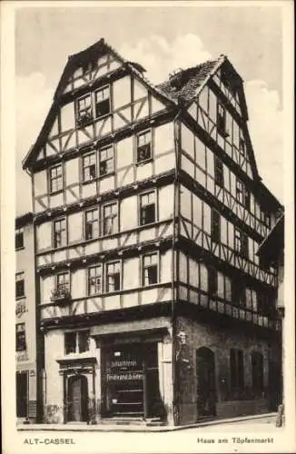 Ak Kassel in Hessen, Altstadt, Haus am Töpfenmarkt, Schlachterei Ferdinand Söde...