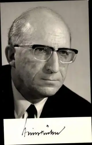 Foto Heinz Kühn, Stellvertretender Vorsitzender der SPD, Ministerpräsident NRW