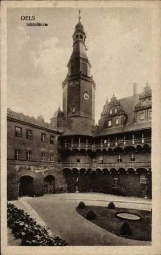 Ak Oleśnica Oels Schlesien, Schlossturm