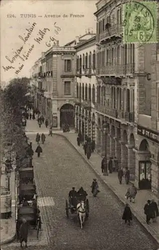 Ak Tunis, Tunesien, Avenue de France
