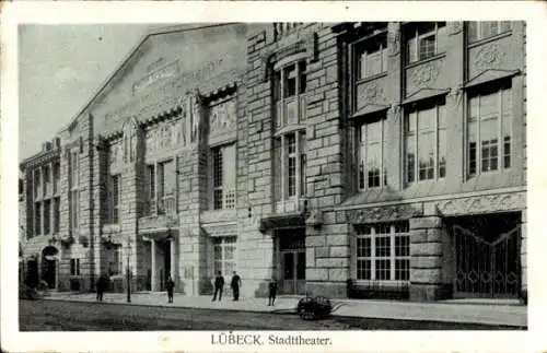Ak Hansestadt Lübeck, Stadttheater