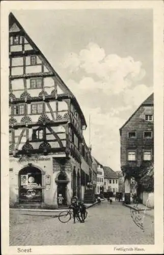Ak Soest in Westfalen, Freiligrath-Haus