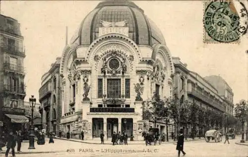 Ak Paris XVI, Bois de Boulogne, Hippodrome de Longchamp