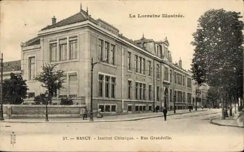 Ak Nancy Meurthe et Moselle, Institut Chimique, Rue Grandville