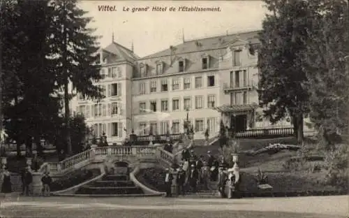Ak Vittel Lothringen Vosges, Grand Hotel de l'Etablissement