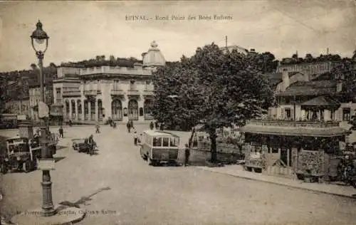 Ak Épinal Lothringen Vosges, Rond Point des Bons Enfants
