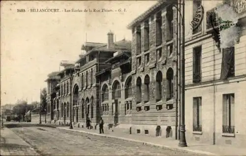 Ak Billancourt Hauts de Seine, Die Schulen der Rue Thiers