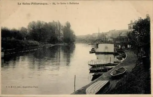 Ak Bellevue Hauts de Seine, Blick auf die Seine