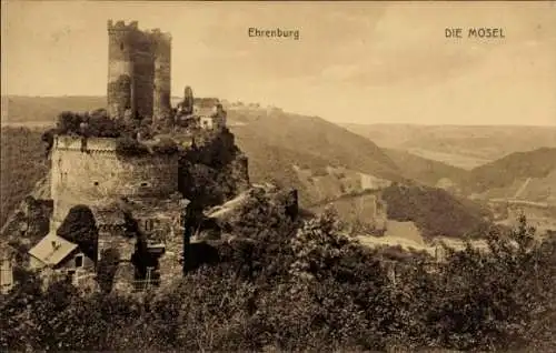 Ak Brodenbach an der Mosel, Ehrenburg, Panorama