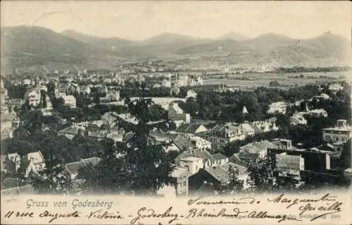 Ak Bad Godesberg Bonn am Rhein, Panorama