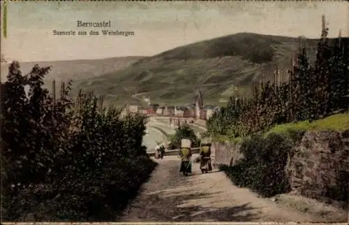 Ak Bernkastel an der Mosel, Weinberge