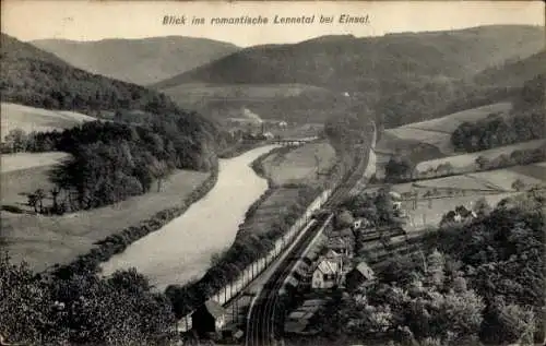 Ak Einsal Nachrodt Wiblingwerde im Sauerland, Lennetal