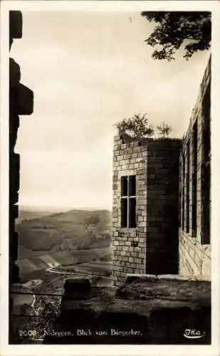 Ak Nideggen in der Eifel, Blick vom Burgerker