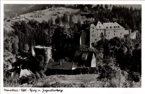 Ak Monschau Montjoie in der Eifel, Burg mit Jugendherberge