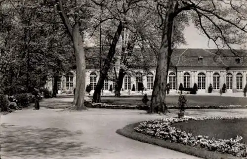 Ak Ansbach in Mittelfranken Bayern, Hofgarten mit Orangerie