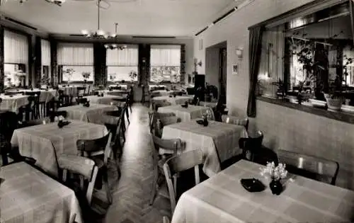 Ak Niederspay Spay am Rhein, Hotel, Innenansicht