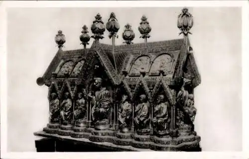 Ak Marburg an der Lahn, St. Elisabethskirche, Sarkophag der Hlg. Elisabeth