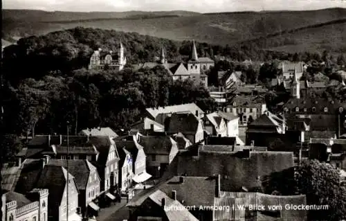Ak Arnsberg im Hochsauerlandkreis, Blick vom Glockenturm