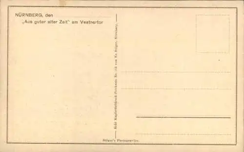 Ak Nürnberg in Mittelfranken, Vestnertor
