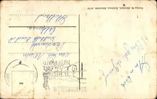 Ak Bacharach am Rhein, Altes Haus, Gasthof