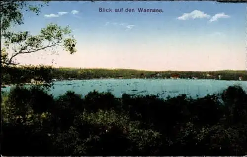 Ak Berlin Zehlendorf Wannsee, Panorama