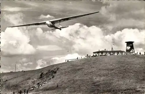 Ak Gersfeld in der Rhön Hessen, Wasserkuppe, Segelflieger