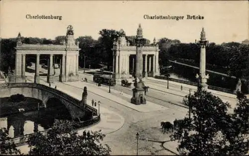 Ak Berlin Charlottenburg, Charlottenburger Brücke