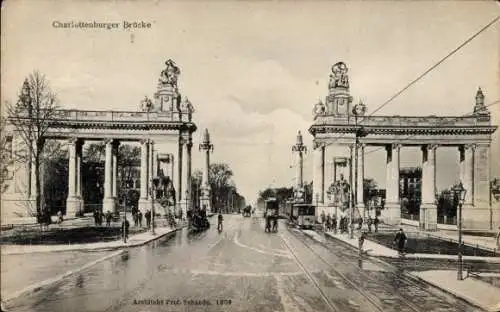 Ak Berlin Charlottenburg, Charlottenburger Brücke