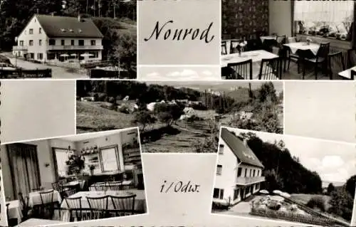 Ak Nonrod Fischbachtal im Odenwald Hessen, Pension Gaststätte Haus Talblick