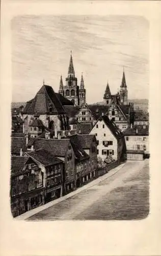 Ak Ansbach in Mittelfranken Bayern, Reitbahn, Stadtbild