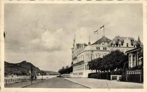 Ak Bad Godesberg Bonn am Rhein, Rheinhotel Dreesen, Sommer- und Winteraufenthalt