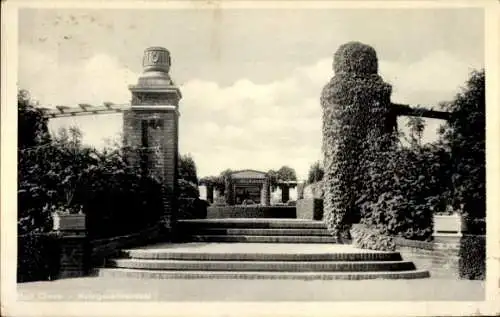 Ak Bad Cleve Kleve am Niederrhein, Kriegerdenkmal