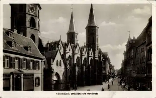 Ak Kaiserslautern, Stiftskirche, Marktstraße, Apotheke