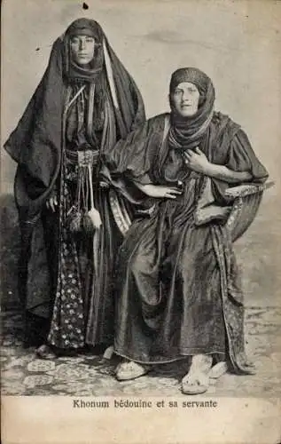 Ak Khonum Beduine und ihr Diener