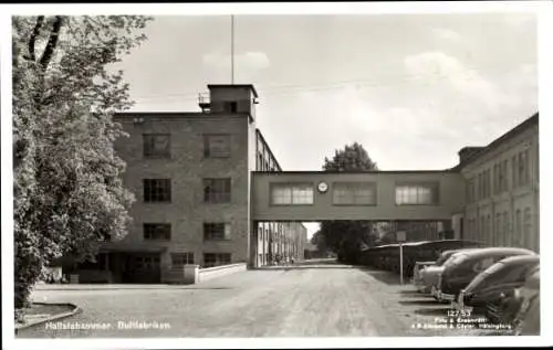 Ak Hallstahammar Schweden, Fabrik