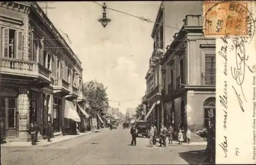 Ak Buenos Aires Argentinien, Calle Artes, Street view