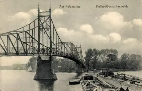 Ak Berlin Köpenick Oberschöneweide, Kaisersteg