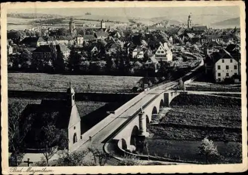 Ak Bad Mergentheim in Tauberfranken, Blick auf den Ort, Kapelle