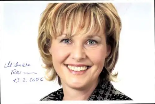 Ak Schauspielerin Michaela Reimann, Portrait, Autogramm