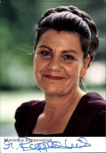 Ak Schauspielerin Marianne Rappenglück, Portrait, Autogramm