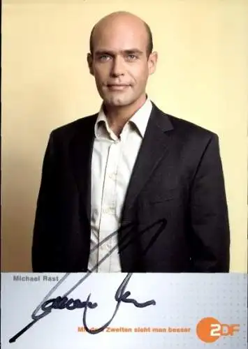 Ak Schauspieler Michael Rast, Portrait, Autogramm