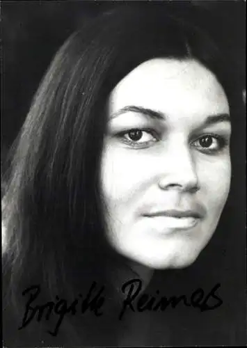 Ak Schauspielerin Brigitte Reimers, Portrait, Autogramm